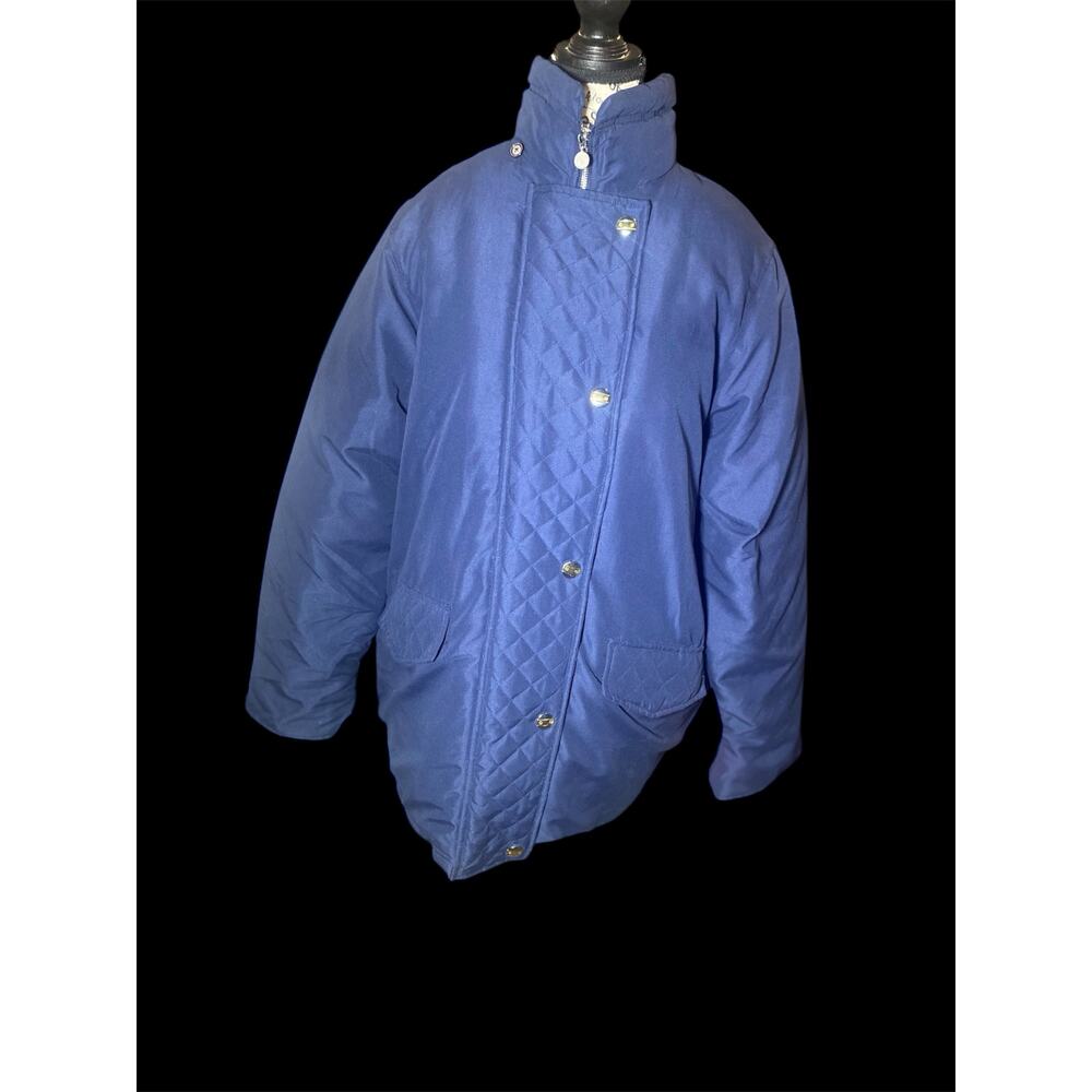 Woman Within Women’s Blue Down Filled Coat Size L